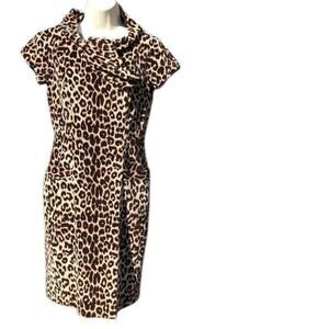 Etcetera Animal Print Pin Up Dress